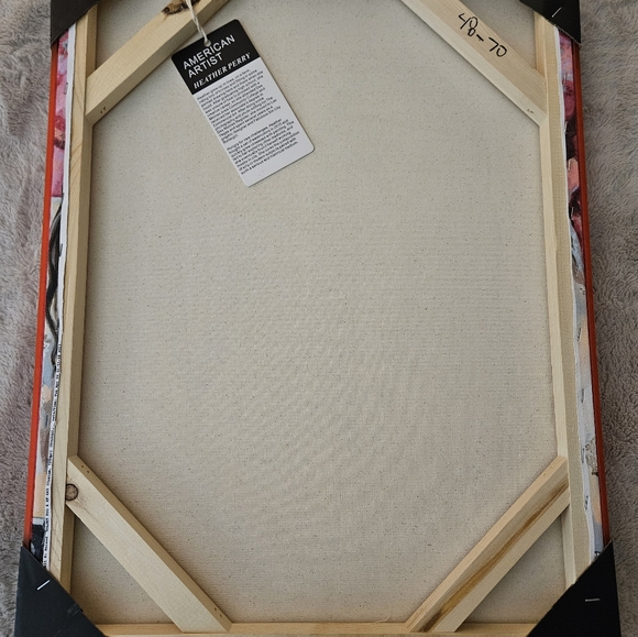 "Gala Cats" is a Stretch Canvas painting in an Acrylic Glass Shadow Box Frame - Picture 6 of 10